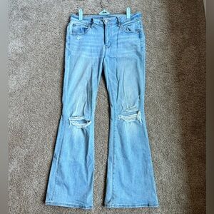 American Eagle Low Rise Flare Jeans